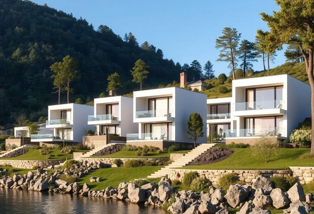 Waterfront homes